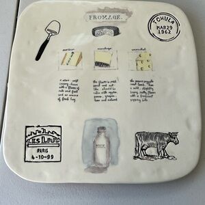 RAE DUNN. Rare Vintage Cheese plate
